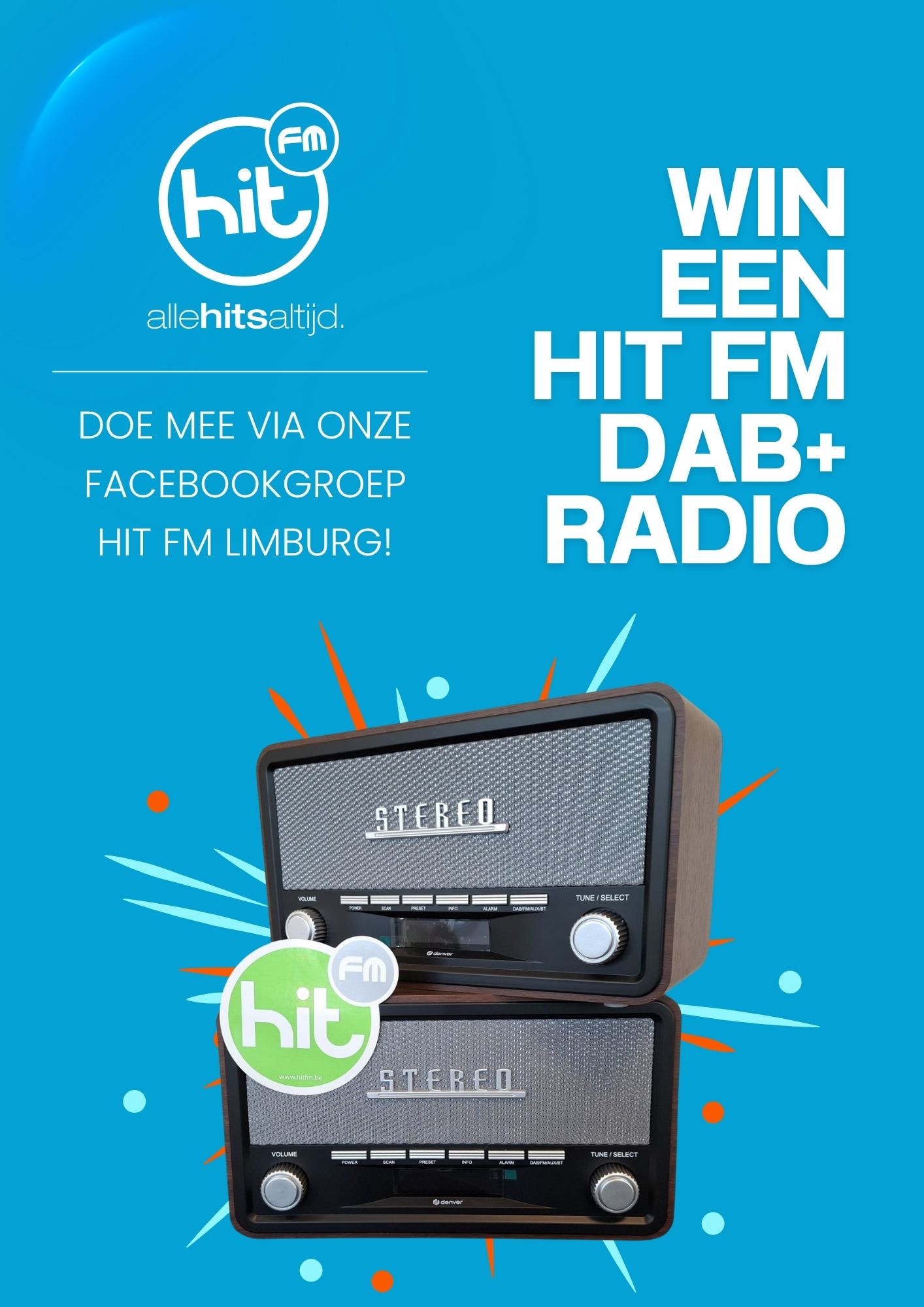 Win een Hit Fm DAB Radio